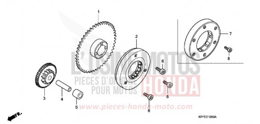 FRIZIONE DI AVVIAMENTO CBR125RS6 di 2006